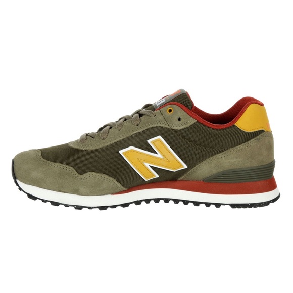 New Balance 515 Olive/Gray Men's Suede Athletic Running Shoes Sneakers - Picture 2 of 6